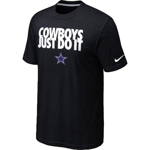 Nike Dallas Cowboys "Just Do It" NFL T-Shirt - Black